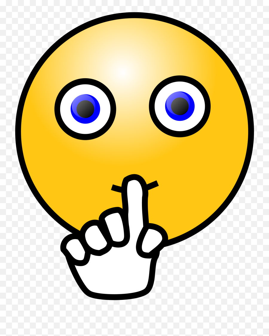 Whisper Cliparts Png Images - Shhh Clip Art Emoji,Whisper Clipart