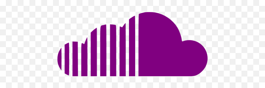 Purple Soundcloud Icon - Pastel Purple Soundcloud Logo Emoji,Soundcloud Logo