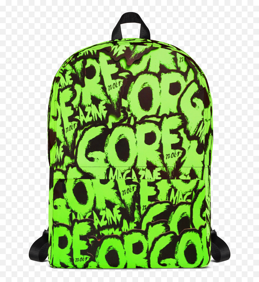 Green Gore Logo Backpack Emoji,Backpack Logo