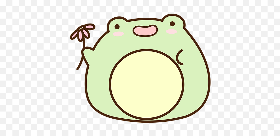 Frog Flower Cartoon - Free Image On Pixabay Emoji,Flower Cartoon Png