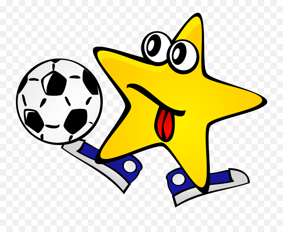 Download Night Sky Clipart Transparent - Soccer Yellow Star Soccer Star Clipart Emoji,Sky Clipart