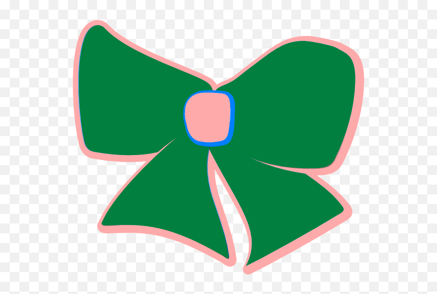 This Free Clip Arts Design Of Greenpink Bow - Pom Poms Clip Art Emoji,Pom Pom Clipart