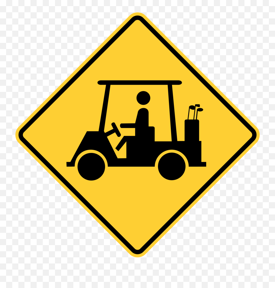 Golf Cart Sign Png Clipart - Construction Signs 2000x2000 Emoji,Construction Sign Clipart