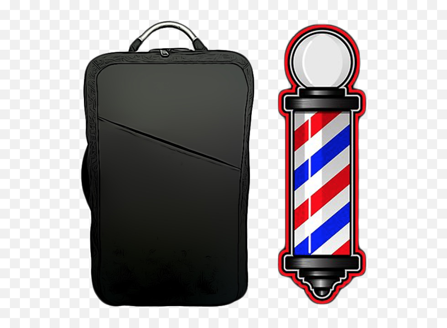 Barber Backpack - Portable Bag For Barber Clippers Shears Emoji,Logo Backpacks