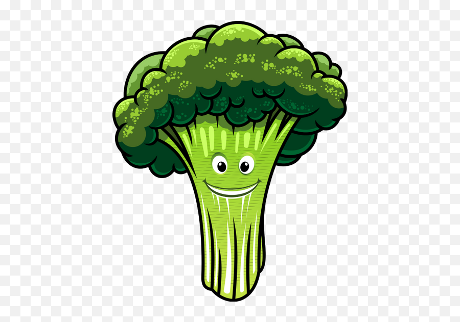 Broccoli Cartoon Full Size Png Download Seekpng - Transparent Broccoli Cartoon Emoji,Broccoli Clipart
