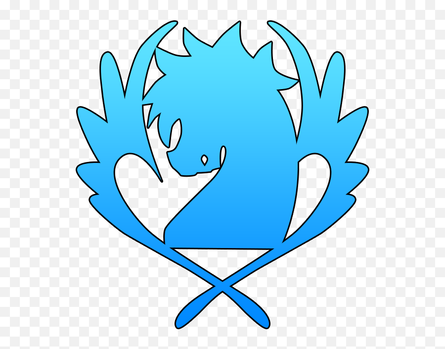 Fairy Tail Symbol Png Transparent - Blue Pegasus Fairy Tail Emoji,Fairy Tail Logo