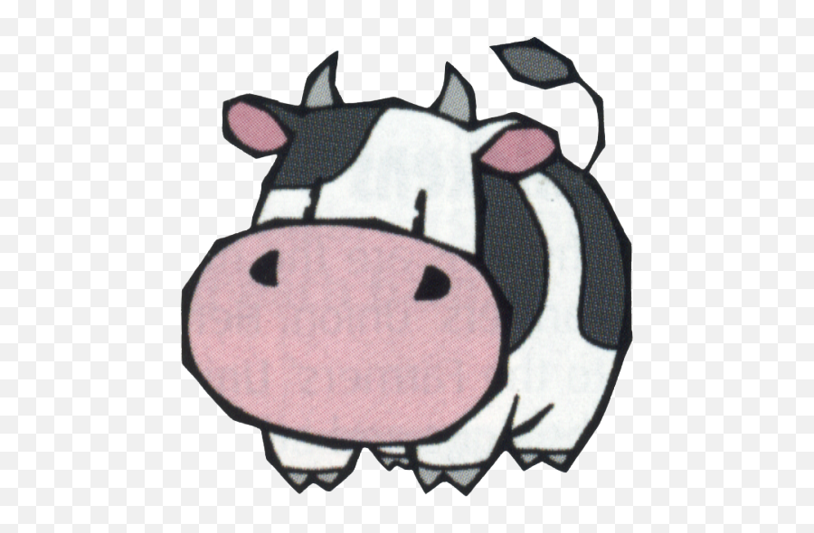 Cow Face Clipart - Harvest Moon Cow Png Full Size Png Cow Png Emoji,Harvest Clipart