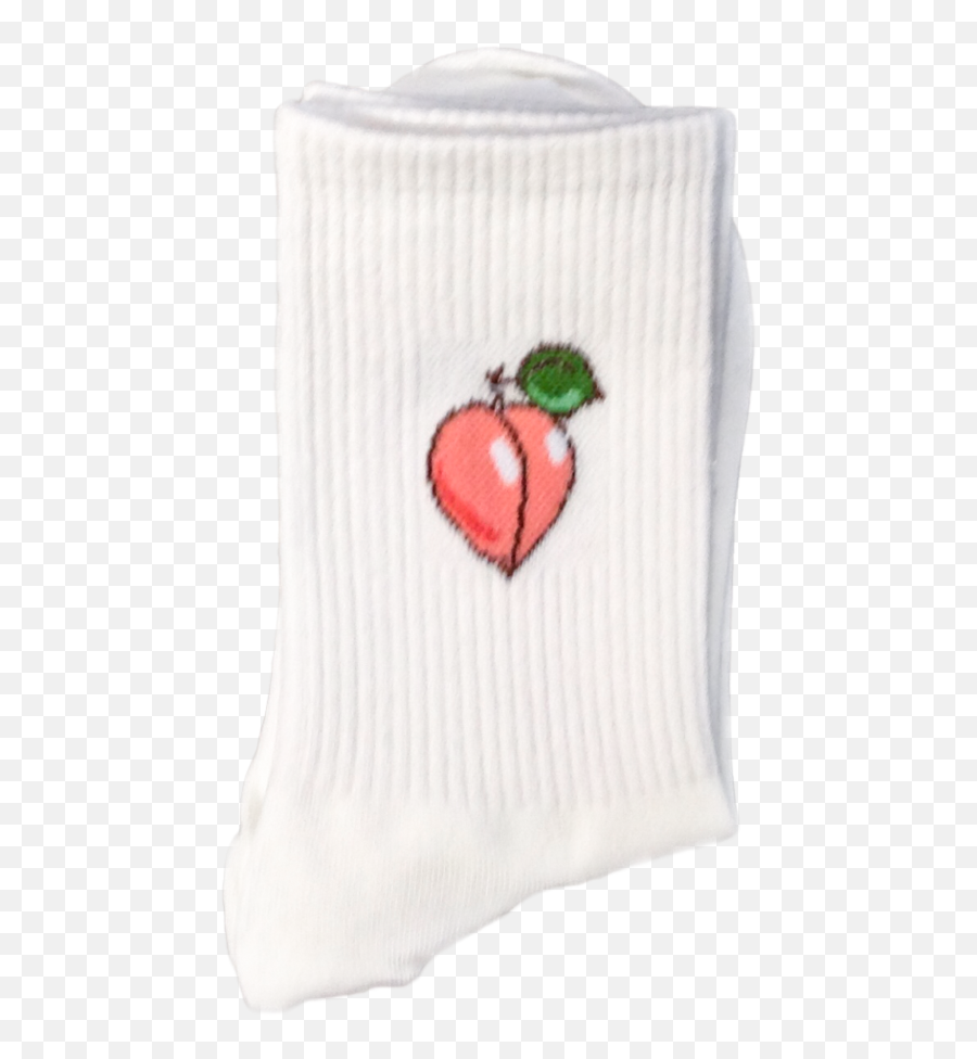 Peach Emoji Sock - Apple,Peach Emoji Png