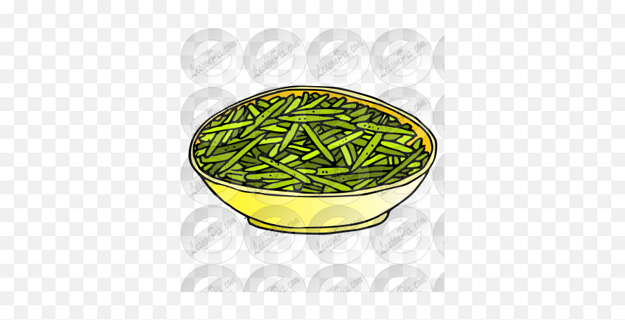 Green Beans Picture For Classroom Therapy Use - Great Bowl Emoji,Beans Clipart