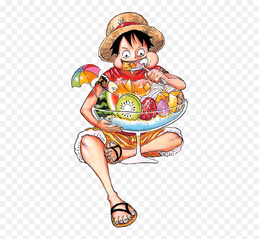 Download One Piece Color Spread Luffy - Full Size Png Image One Piece Colorspread Luffy Emoji,Luffy Png