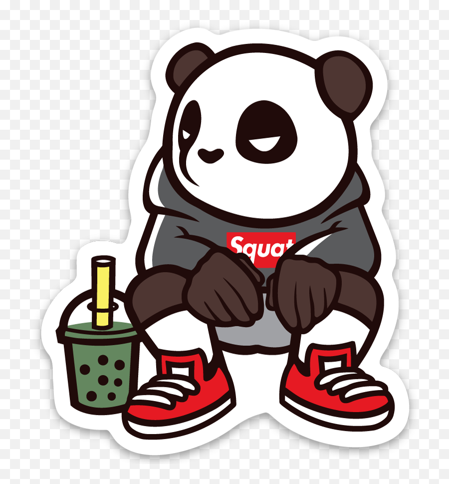 Hypebeast Logo Download Free Clipart - Panda Asian Squat Emoji,Hypebeast Logo