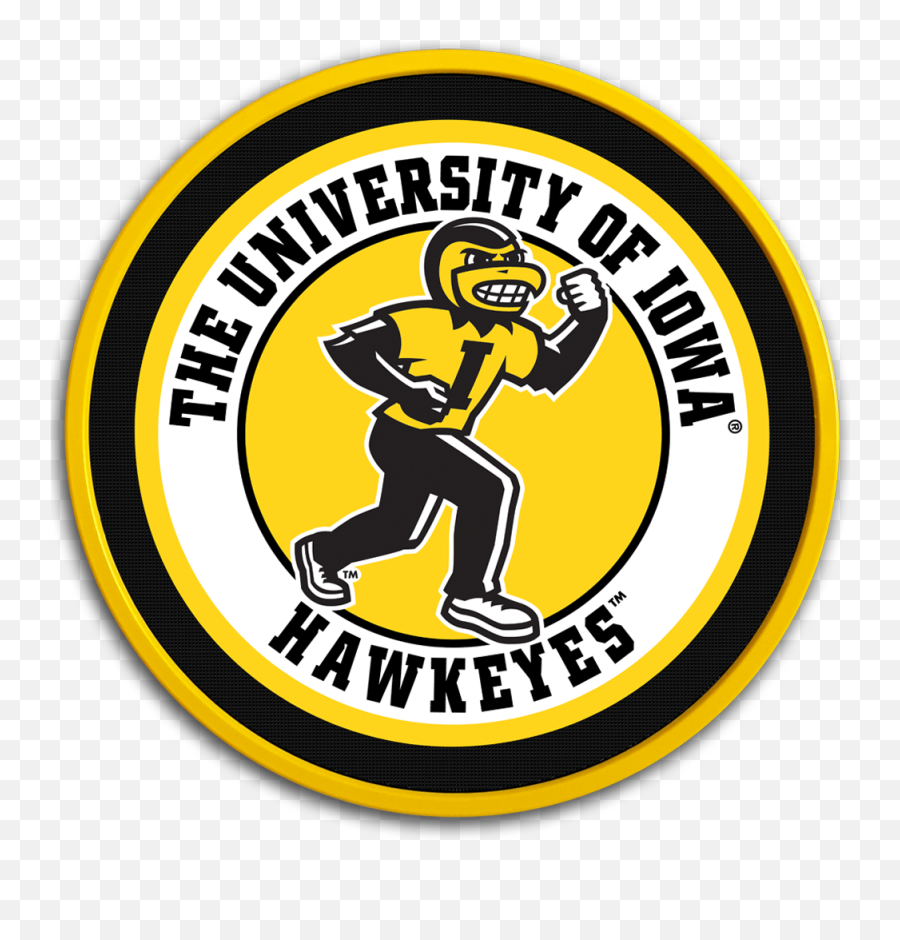 Shop Grimm University Of Iowa Hawkeyes Rotating Illuminated - Illustration Emoji,Hawkeyes Logo