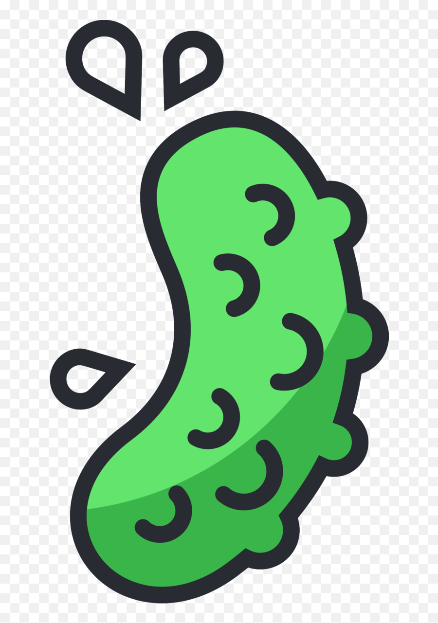 Pickle Cartoon Transparent Cartoon - Cartoon Pickle Emoji,Pickles Clipart