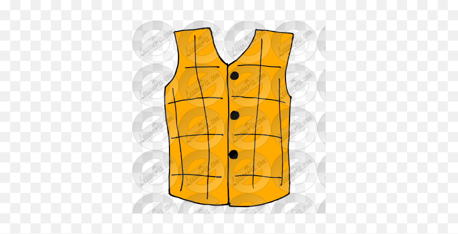 Vest Picture For Classroom Therapy - Sleeveless Emoji,Vest Clipart
