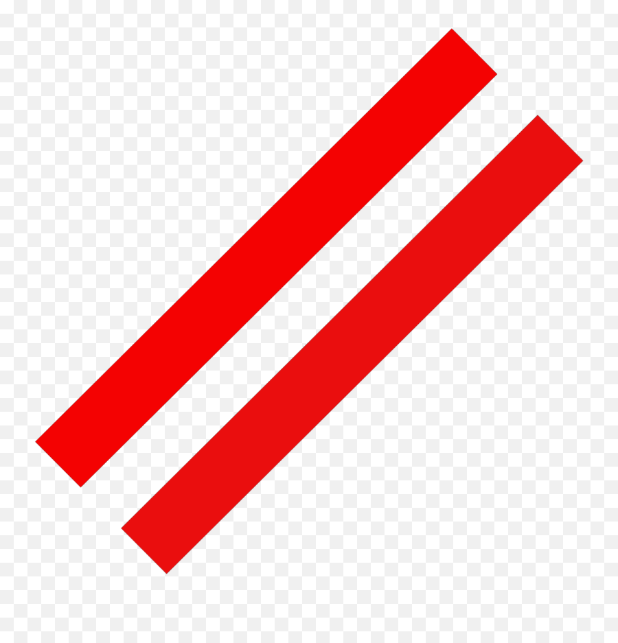 Red Slash Icon Png Transparent - Slash Red Clipart Png Emoji,Cross Out Transparent
