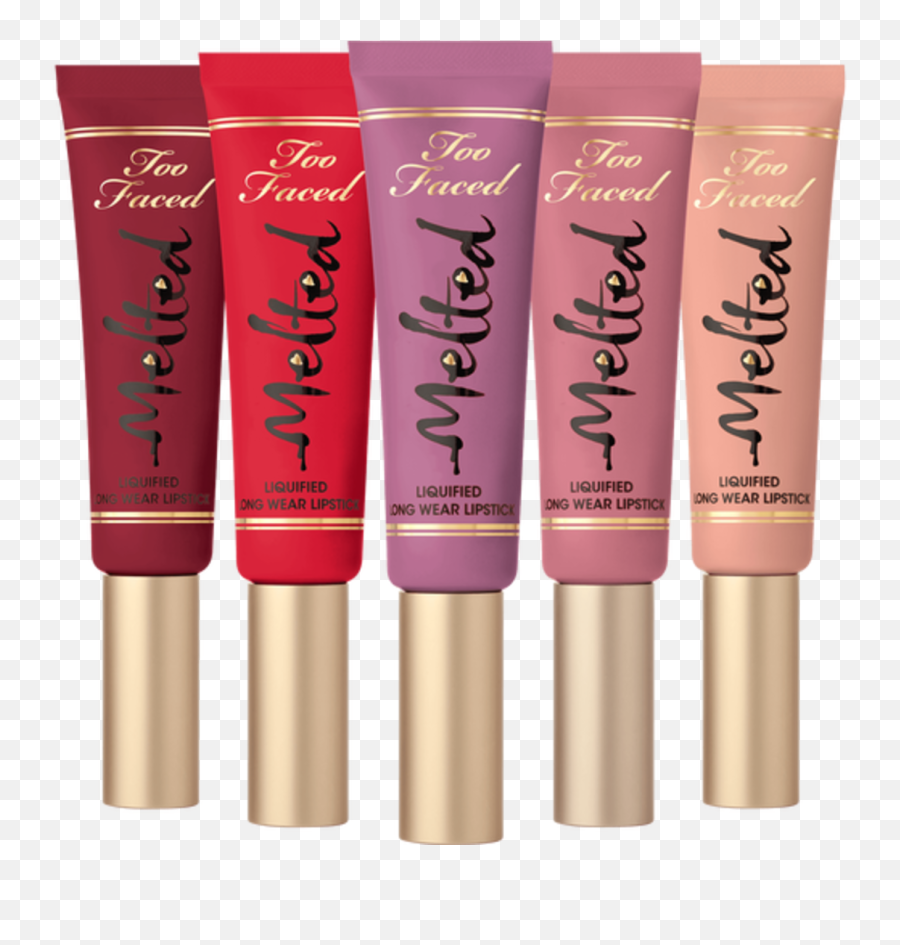 Top 10 Too Faced Cosmetics Products - Too Faced Melted Liquified Lipstick Emoji,Too Faced Logo