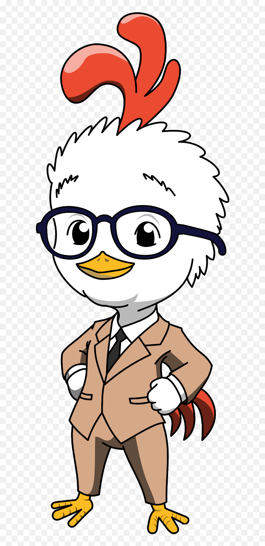 Chicken Littles Current - Chicken In A Suit Drawing Emoji,Chicken Little Png