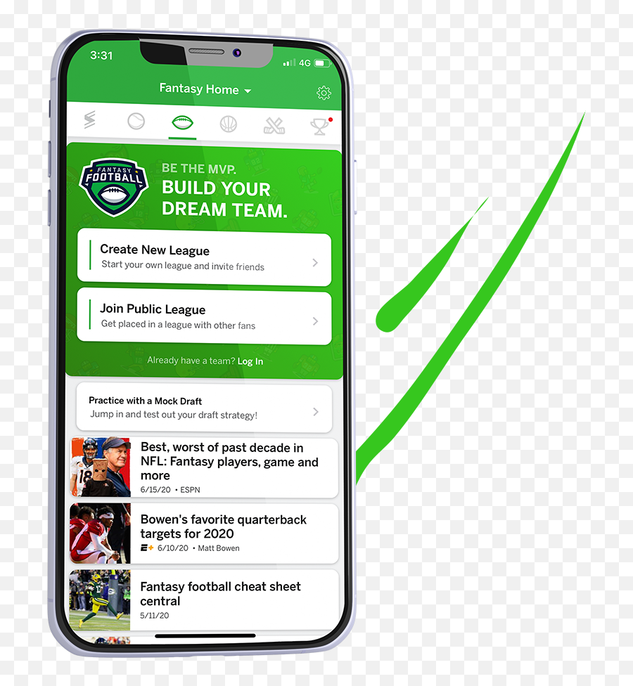 App Of The Week Espn Fantasy Sports App For The Top Fans - Smartphone Emoji,Espn Fantasy Football Logo
