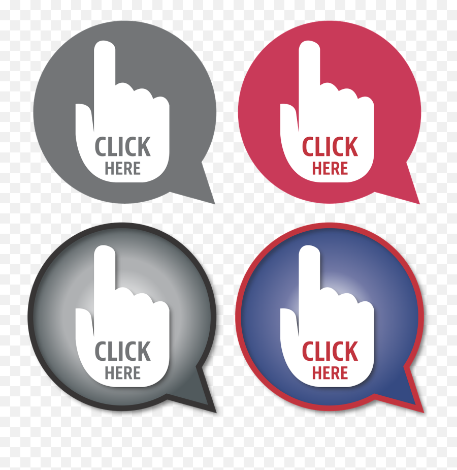 Hand Click Click Here Finger Png Emoji,Click Here Png