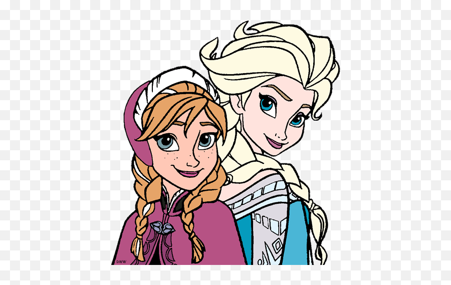Animated Frozen Cliparts - Anna Elsa Clipart Emoji,Frozen Clipart