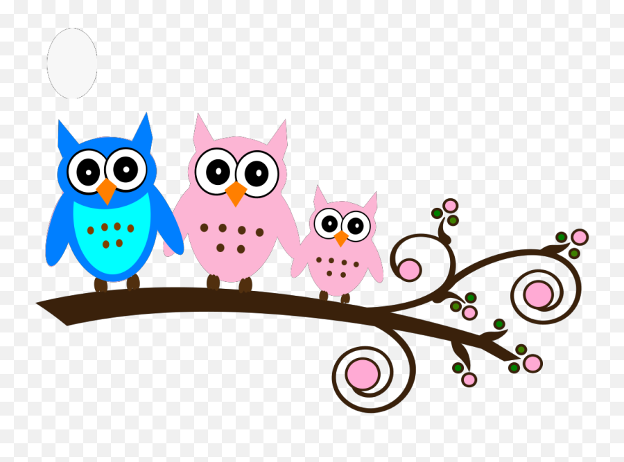 Parents Pink Owl On Branch Svg Vector Parents Pink Owl On Emoji,Owl On Branch Clipart