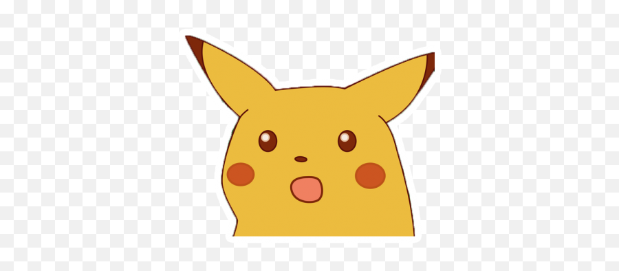 Surprised Pikachu Meme Transparent Png - Memes Png Sticker Emoji,Meme Transparent