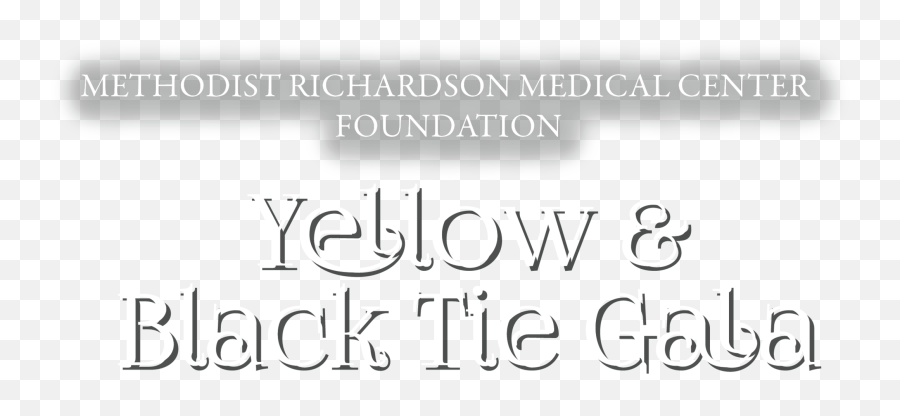 Gala Leadership U2014 Mrmc Yellow U0026 Black Tie Gala Emoji,Methodist Hospital Logo