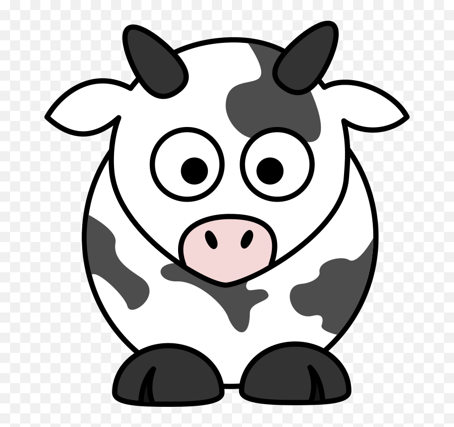 Lakenvelder Cattle Drawing Cartoon Clip Art - Cattle Emoji,Steer Clipart