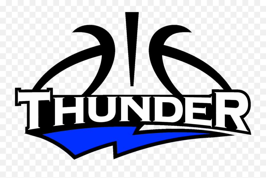 Free Thunder Basketball Cliparts - Thunder Basketball Emoji,Okc Thunder Logo