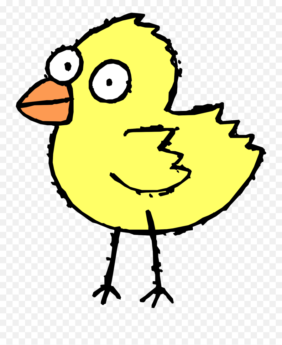 Cartoon Chick Svg Vector Cartoon Chick Clip Art - Svg Clipart Birds Funny Cartoon Png Emoji,Chick Clipart