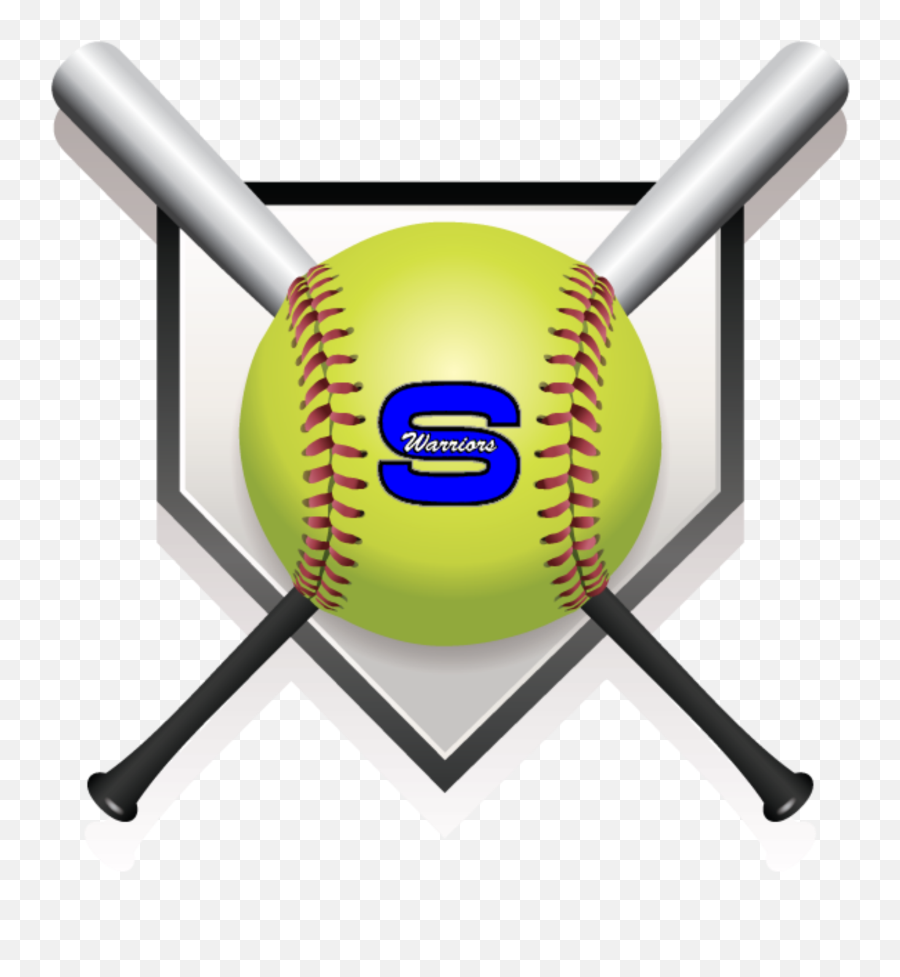 Sherwood Softball Logo - Softball Ball With Bat Emoji,Softball Logo