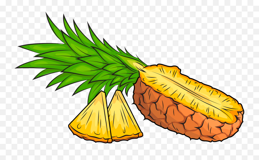 Fresh Pineapple Clipart Free Download Transparent Png - Fresh Emoji,Pineapple Clipart