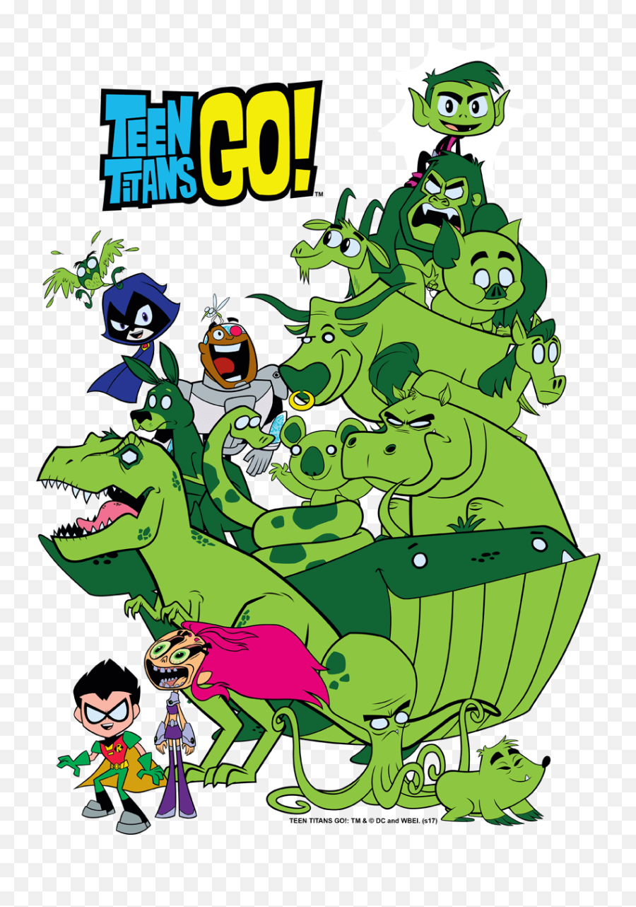 Teen Titans Go Beast Boy Stack Juniors - Bb Teen Titans Go Teenage Emoji,Teen Titans Go Logo