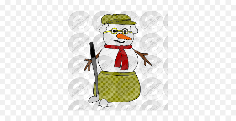 Grandpa Snowman Picture For Classroom - Happy Emoji,Grandpa Clipart