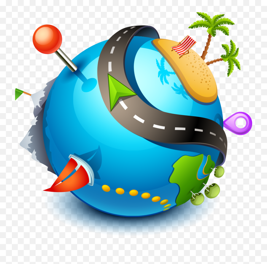 Tour And Travel Icon Png Transparent Cartoon - Jingfm Tours And Travels Icons Emoji,Traveling Clipart