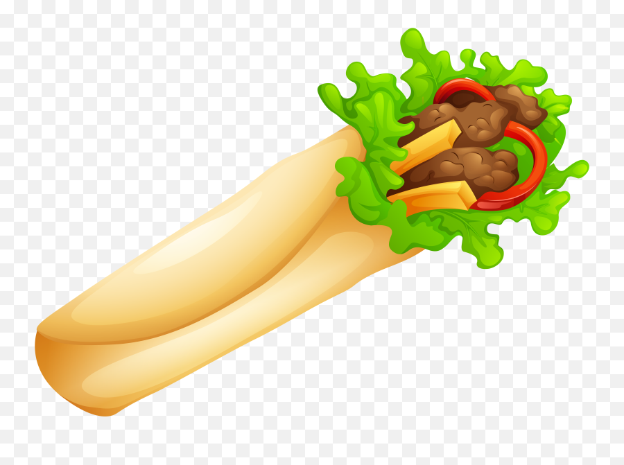 Doner Kebab Transparent Png Clip Art Image Gallery - Kebab Kebab Clipart Png Emoji,Burrito Clipart