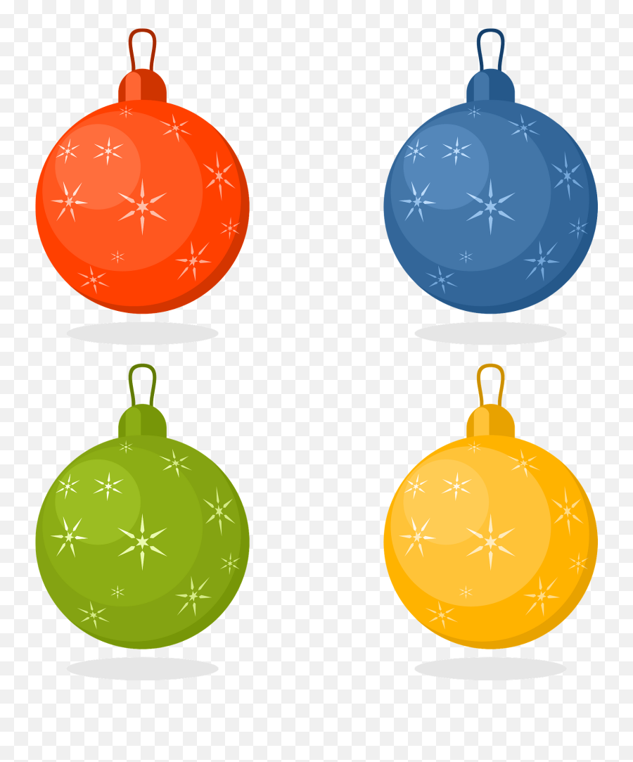 Christmas Tree Balls Clipart Free Download Transparent Png - Christmas Tree And Balls Clipart Emoji,Balls Clipart