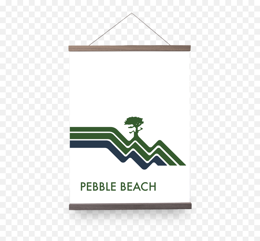 Pebble Beach Waves White - Language Emoji,Wave Logo