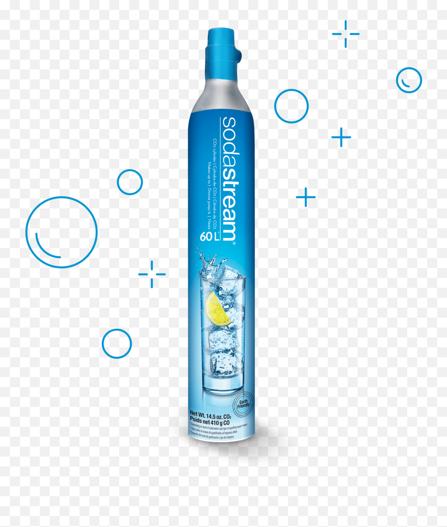 60l Carbonating Gas Cylinder For Sparkling Water Makers - Sodastream Canister Emoji,Water Stream Png