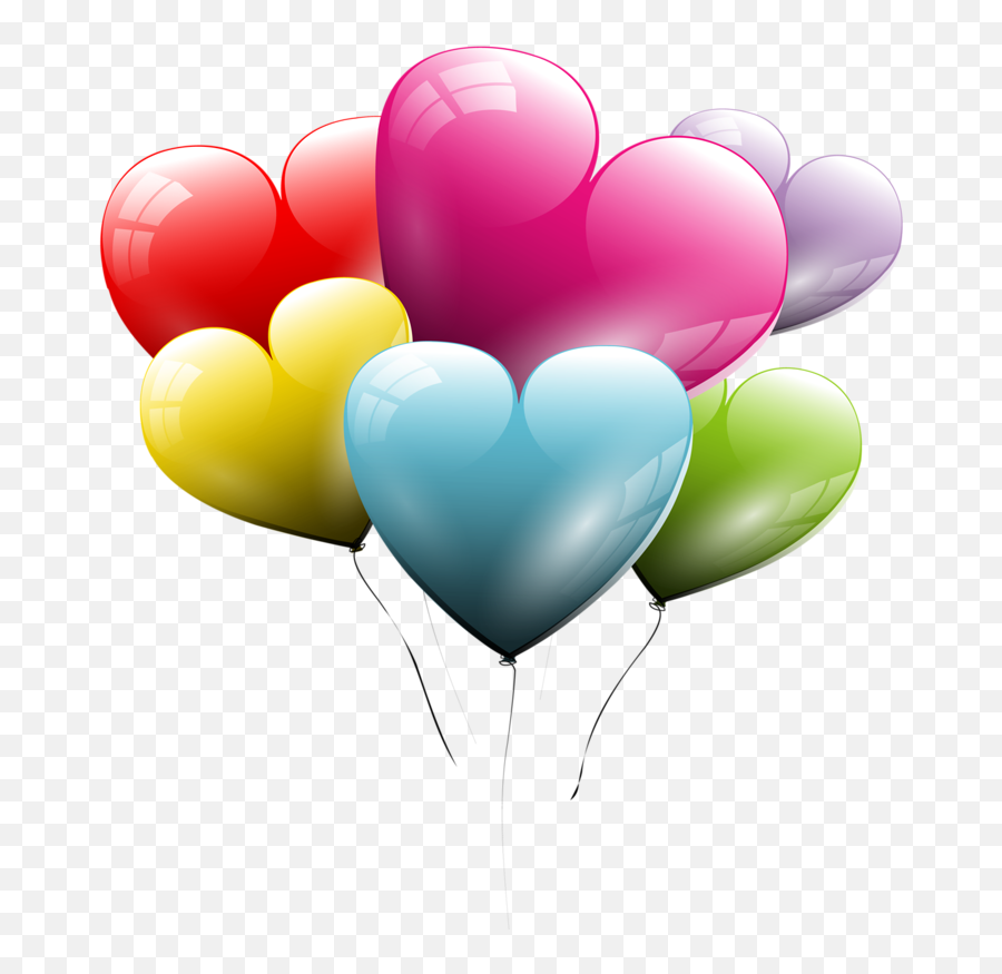 Download Tubes St - Valentin Balloon Clipart Balloon Box Png Clipart Hearts Balloon Transparent Background Emoji,Balloons Transparent Background