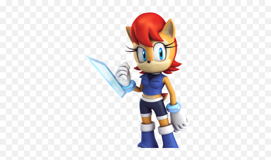 Princess Sally Acorn Sega Wiki Fandom - New Sonic Characters Emoji,Acorn Clipart Black And White