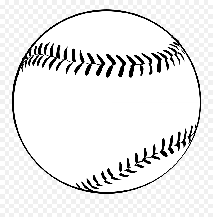 Free Baseball Clip Art Images Free - Black And White Baseball Clipart Emoji,Baseball Clipart