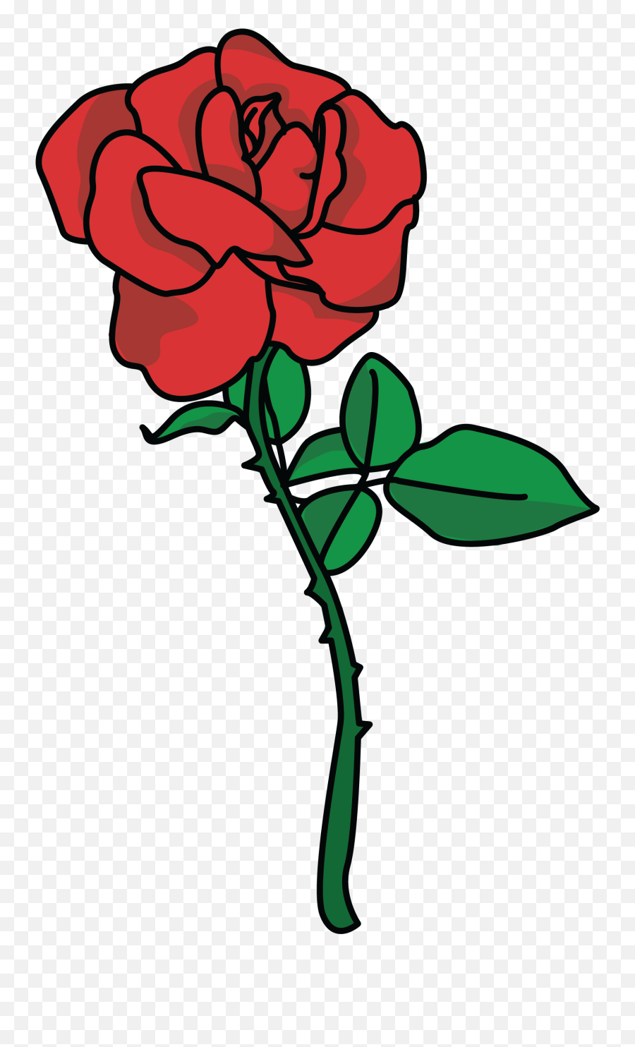 Rose Clipart - Rose Clipart High Resolution Emoji,Rose Clipart