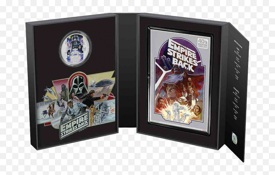 The Empire Strikes Back - Star Wars Silver Gram Poster Emoji,Empire Strikes Back Logo