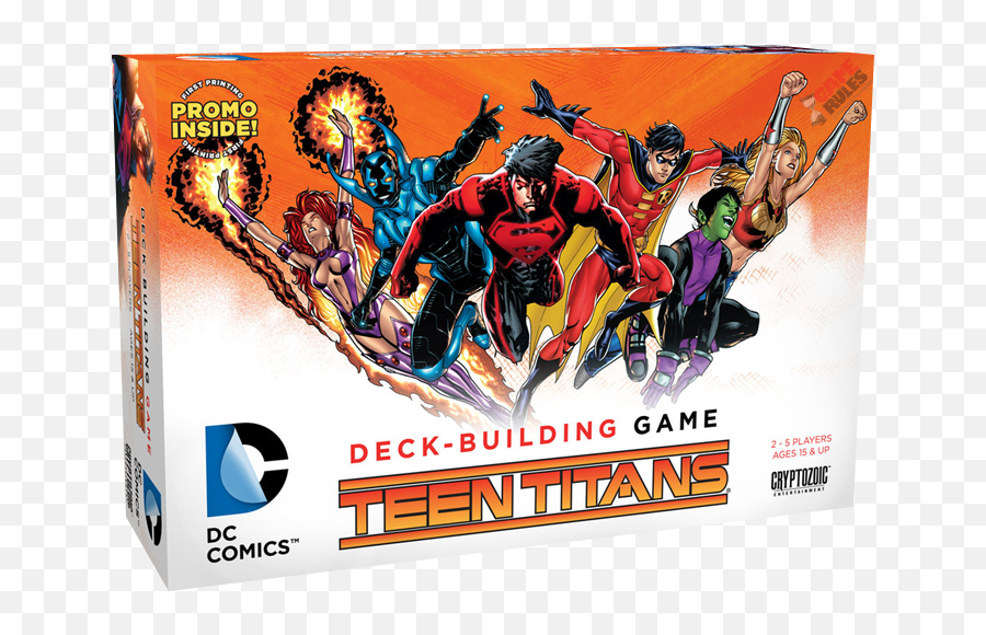 Download Hd Teen Titans Go Logo Png - Teen Titans Deck Building Game Emoji,Teen Titans Logo