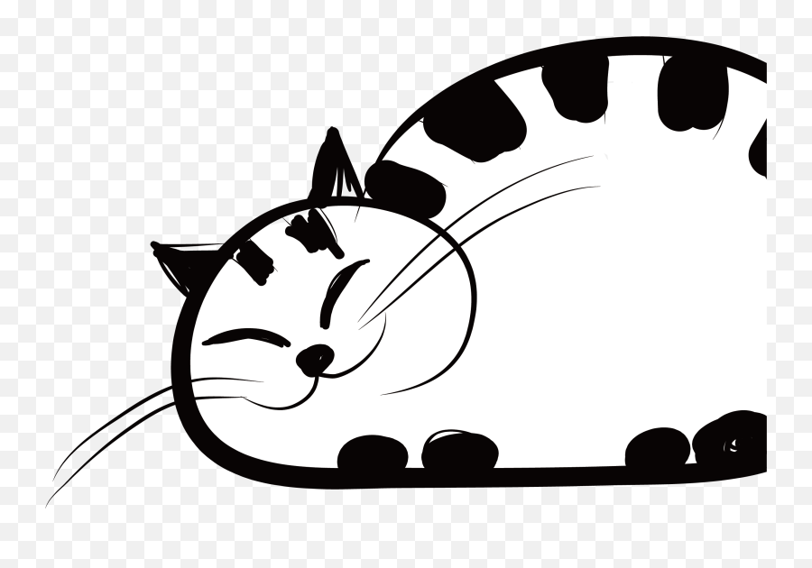 Siamese Cat Silhouette Illustration - Vector Stick Figure Emoji,Siamese Cat Clipart