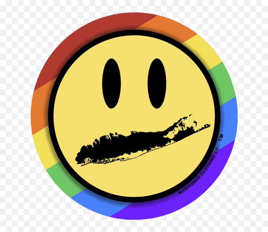 Long Island Logo Face Decal Emoji,Logo Face