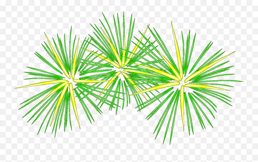 Green And Yellow Fireworks Svg Vector - Fireworks Png Clipart Yellow Emoji,Fireworks Clipart