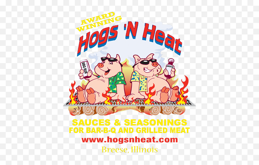 Hogs U0027n Heat Bbq Sauces U0026 Seasonings Emoji,Heat Logo