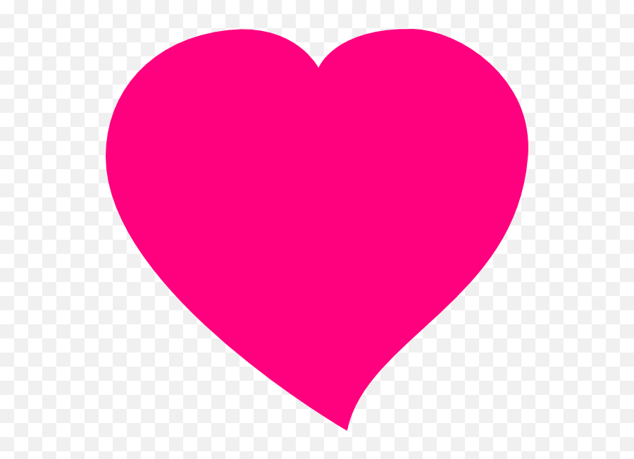 Free Pink Heart Clipart Transparent Cartoon - Jingfm Pink Heart Hd Png Emoji,Heart Outline Clipart